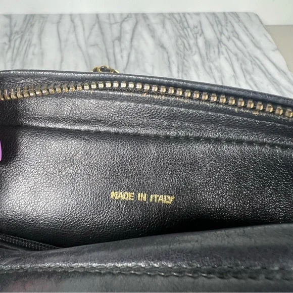 Chanel Black Lambskin Leather CC Quilted Camera Chain Crossbody Bag - Picture 13 of 17